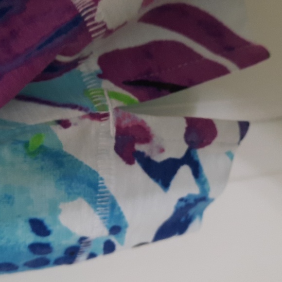 NWT WESTBOUND WOMAN PURPLE/BLUE FLORAL BLOUSE SZ 1X. - Picture 10 of 14